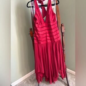 I.N. Studio Vibrant Red High Low Dress